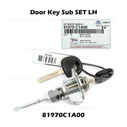 Genuine Door Key Sub SET LH 81970C1A00 Hyundai Sonata Sonata Hybrid