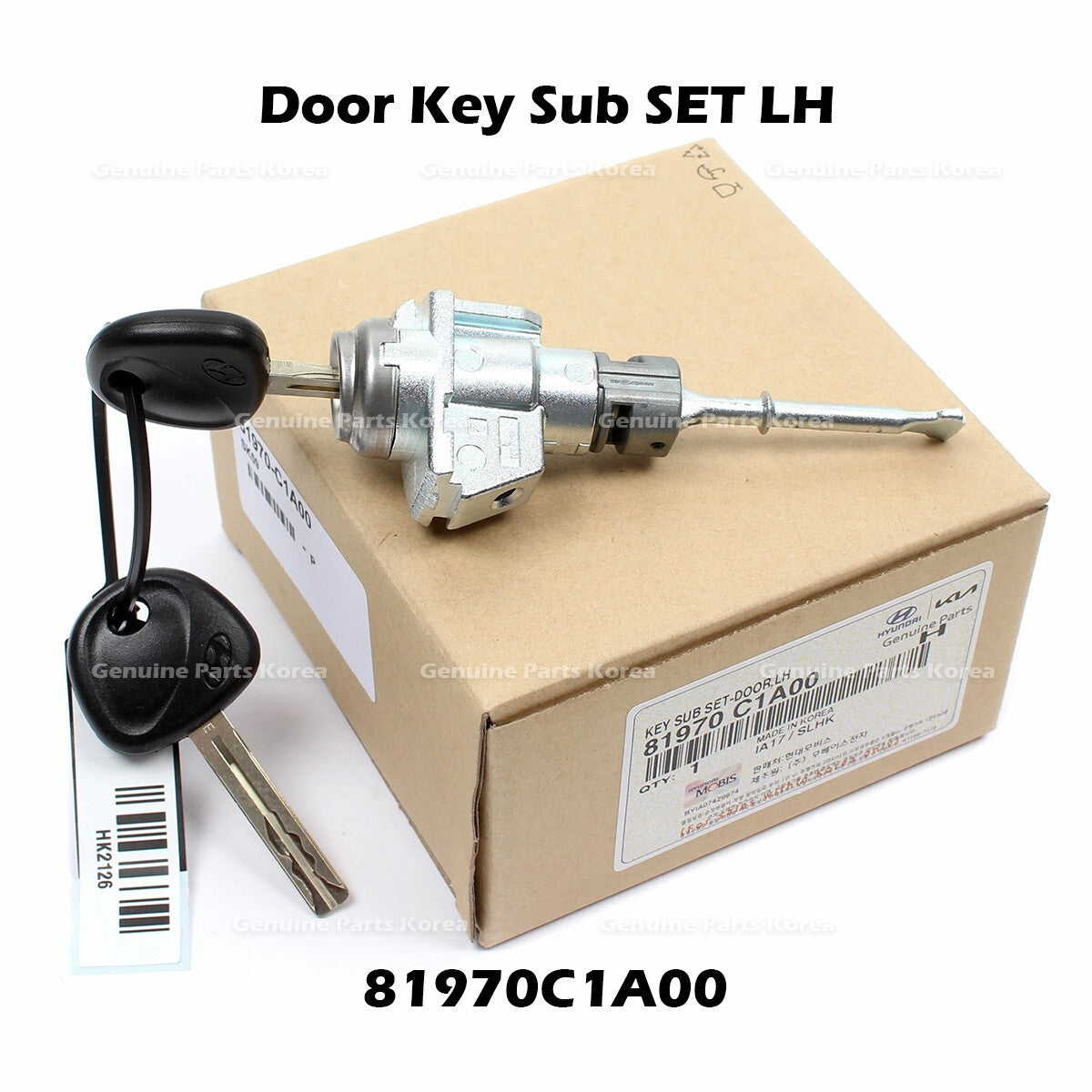 Genuine Door Key Sub SET LH 81970C1A00 Hyundai Sonata Sonata Hybrid