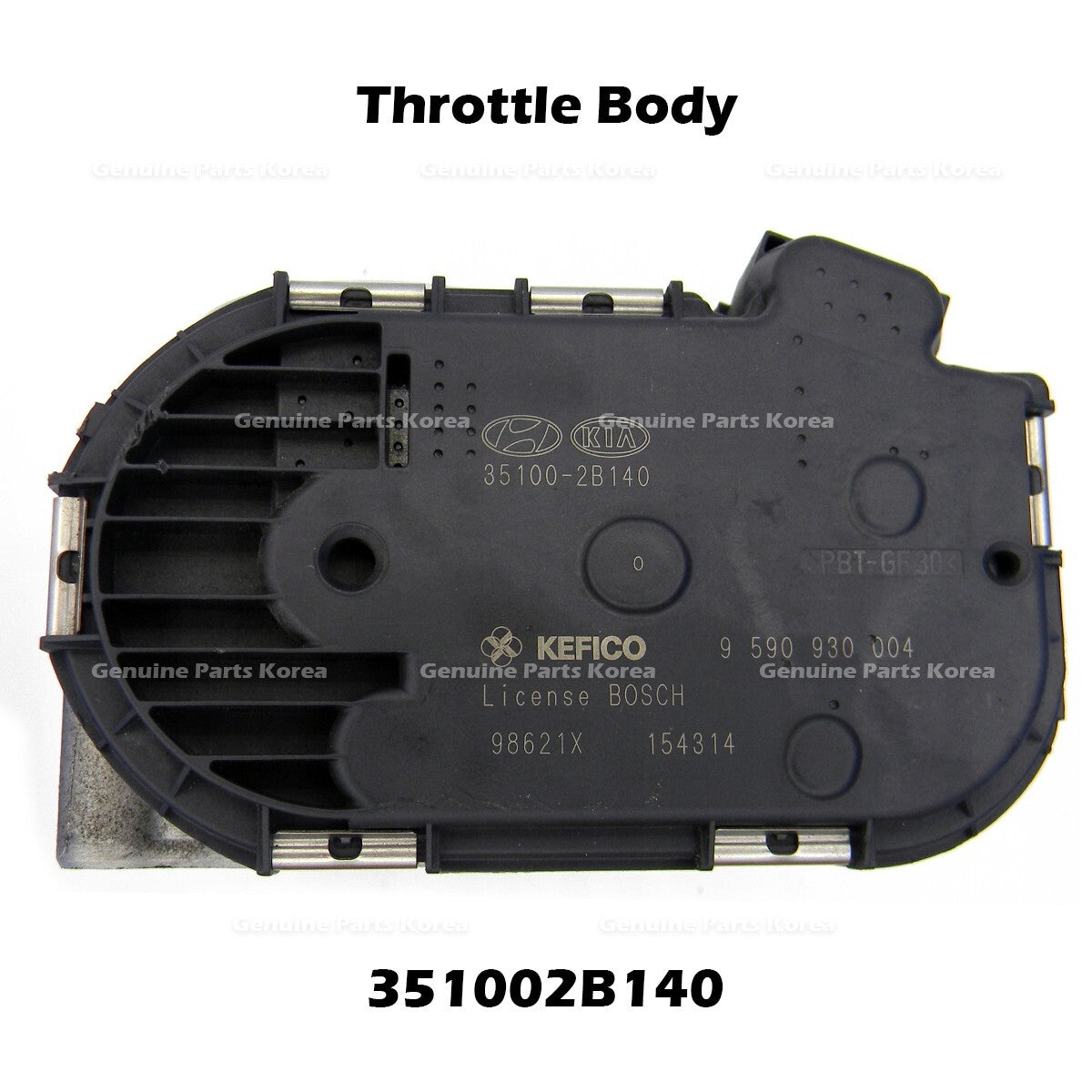 Genuine Throttle Body 351002B140 for Hyundai Avante