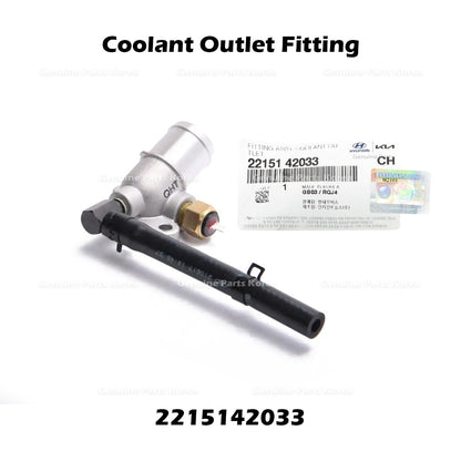 Genuine Coolant Outlet Fitting 2215142033 for Hyundai Galloper