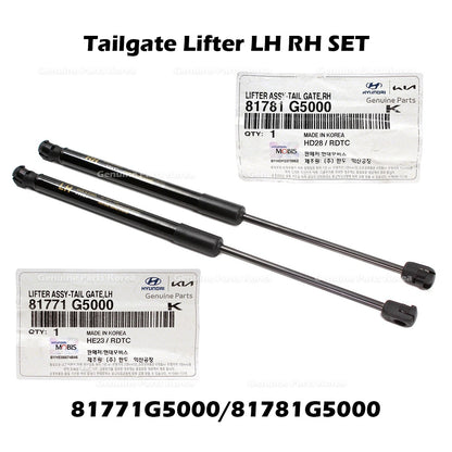 Genuine Tailgate Lifter LH RH SET 81771G5000 81781G5000 for Kia Niro