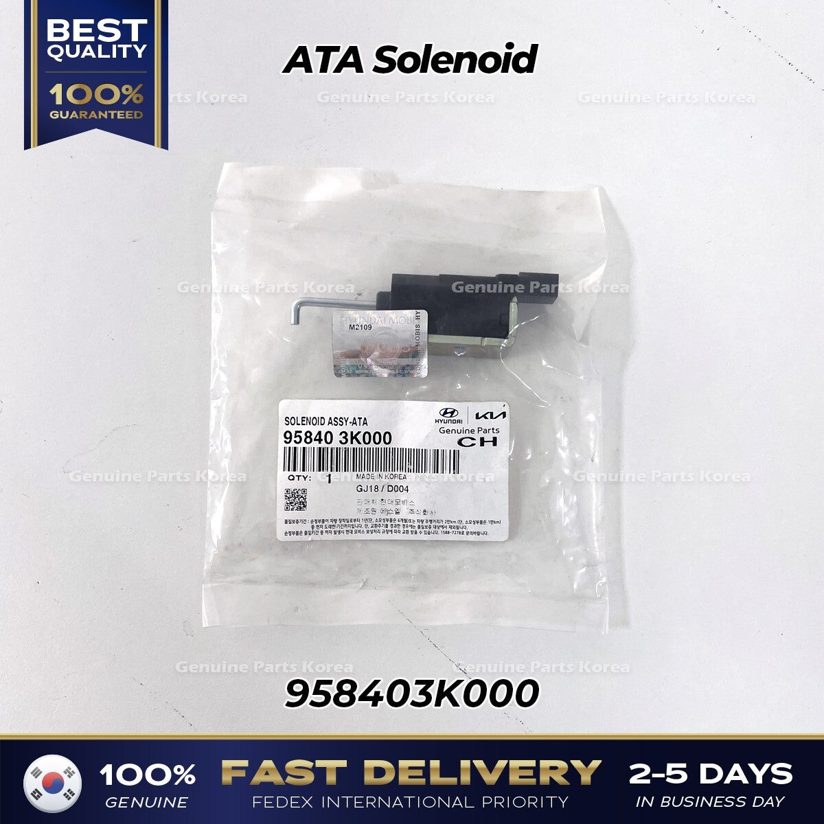 Genuine ATA Solenoid 958403K000 for Hyundai Azera Entourage Kia Amanti Sedona