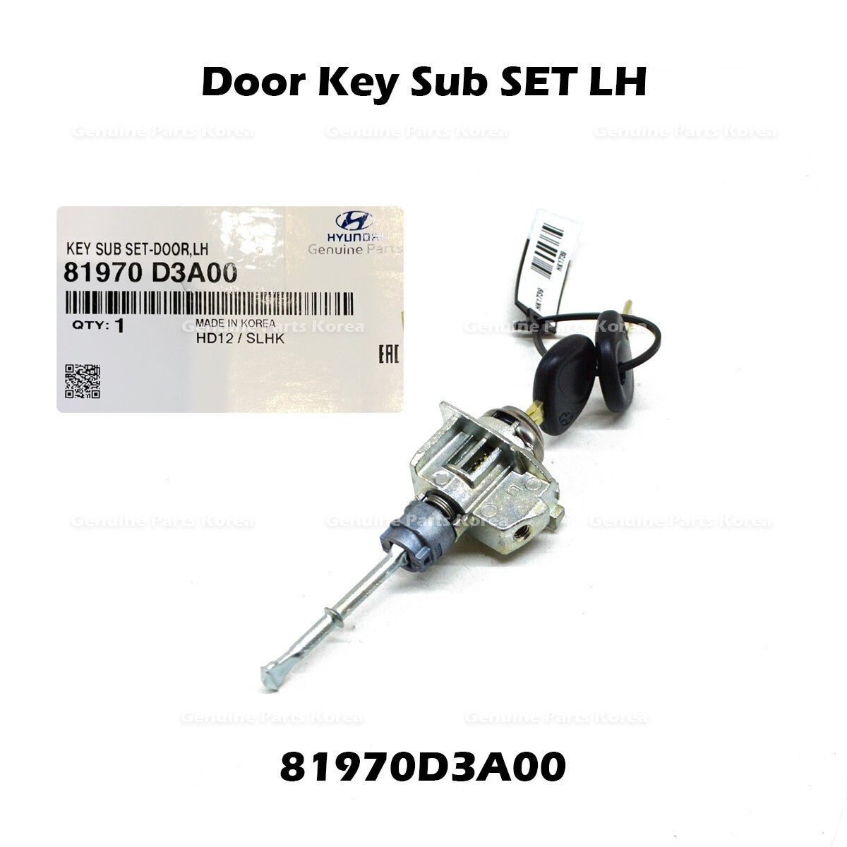 Genuine Door Key Sub SET LH 81970D3A00 for Hyundai Tucson