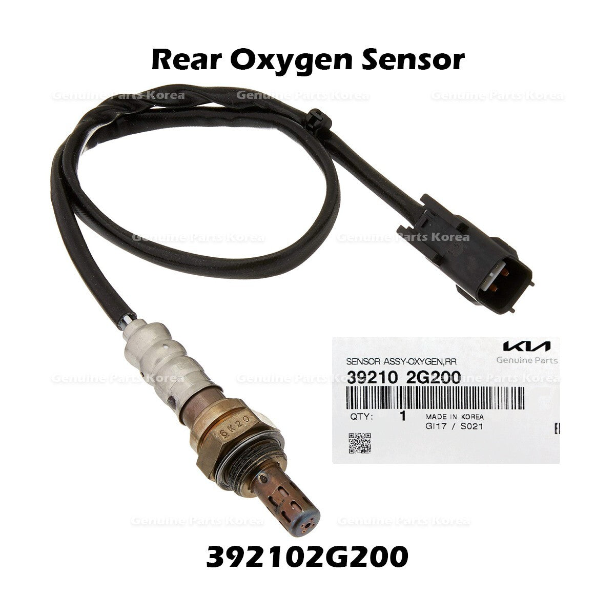 Genuine Rear Oxygen Sensor 392102G200 for Hyundai Santa Fe Kia Forte