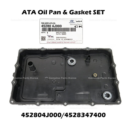 Genuine ATA Oil Pan & Gasket SET 452804J000 for Hyundai Genesis G70 G80 G90
