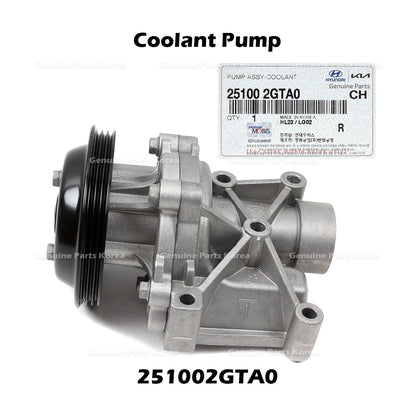 Genuine Coolant Pump 251002GTA0 for Hyundai Santa Fe Sonata Kia Optima
