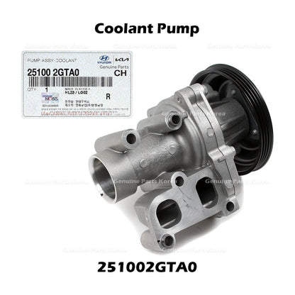 Genuine Coolant Pump 251002GTA0 for Hyundai Santa Fe Sonata Kia Optima