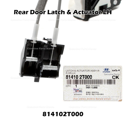Genuine Rear Door Latch & Actuator LH 814102T000 for Kia Optima