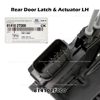 Genuine Rear Door Latch & Actuator LH 814102T000 for Kia Optima