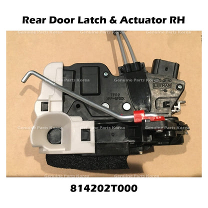 Genuine Rear Door Latch & Actuator RH 814202T000 for Kia Optima