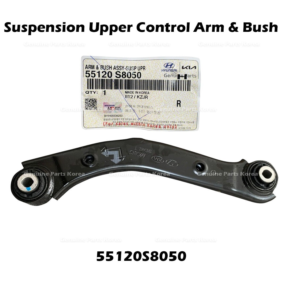 Genuine Suspension Upper Control Arm & Bush 55120S8050 for Hyundai Palisade