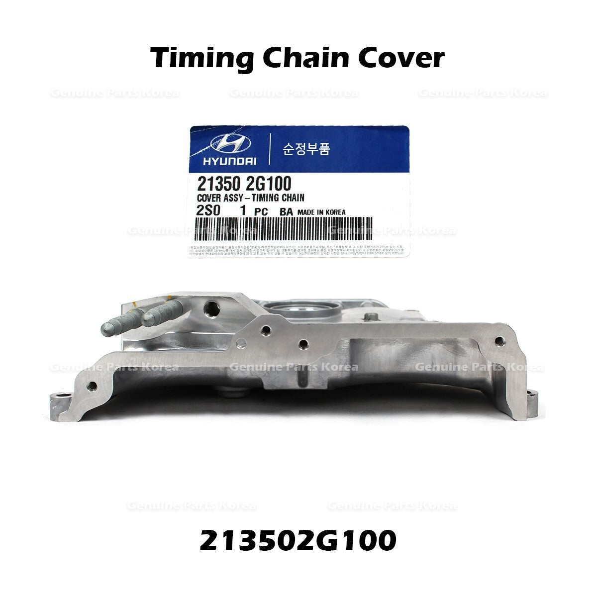 Genuine Timing Chain Cover 213502G100 for Hyundai Sonata Tucson Kia Sportage