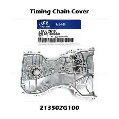 Genuine Timing Chain Cover 213502G100 for Hyundai Sonata Tucson Kia Sportage