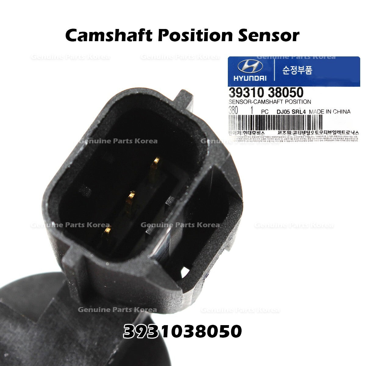 Genuine Camshaft Position Sensor 3931038050 for Hyundai Santa Fe Kia Optima