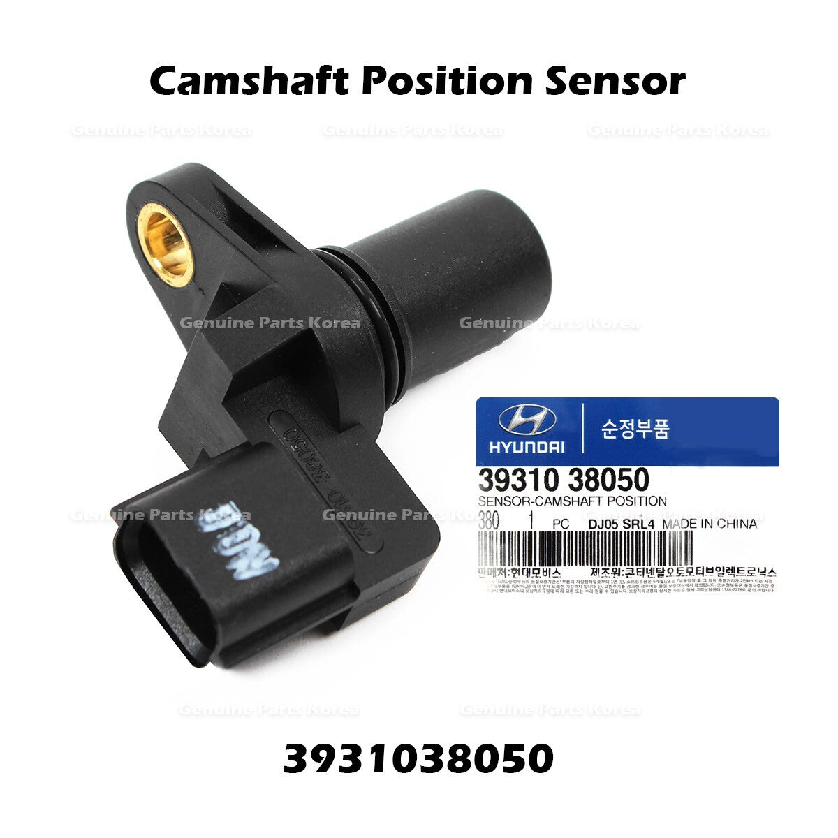 Genuine Camshaft Position Sensor 3931038050 for Hyundai Santa Fe Kia Optima