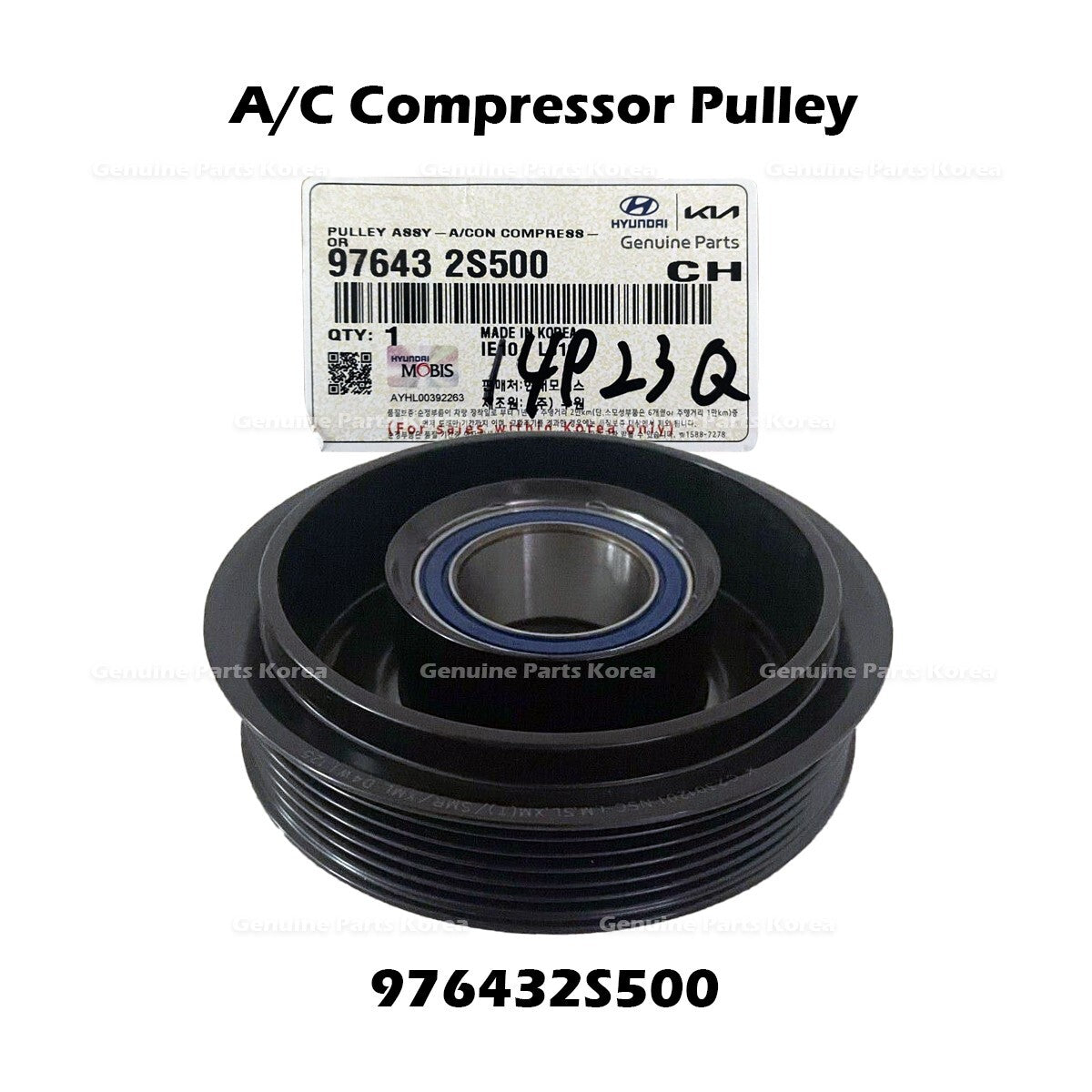 Genuine A/C Compressor Pulley 976432S500 for Hyundai Tucson Kia Sportage