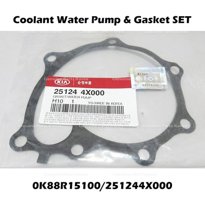 Genuine Coolant Water Pump & Gasket SET 0K88R15100 for Hyundai Terracan