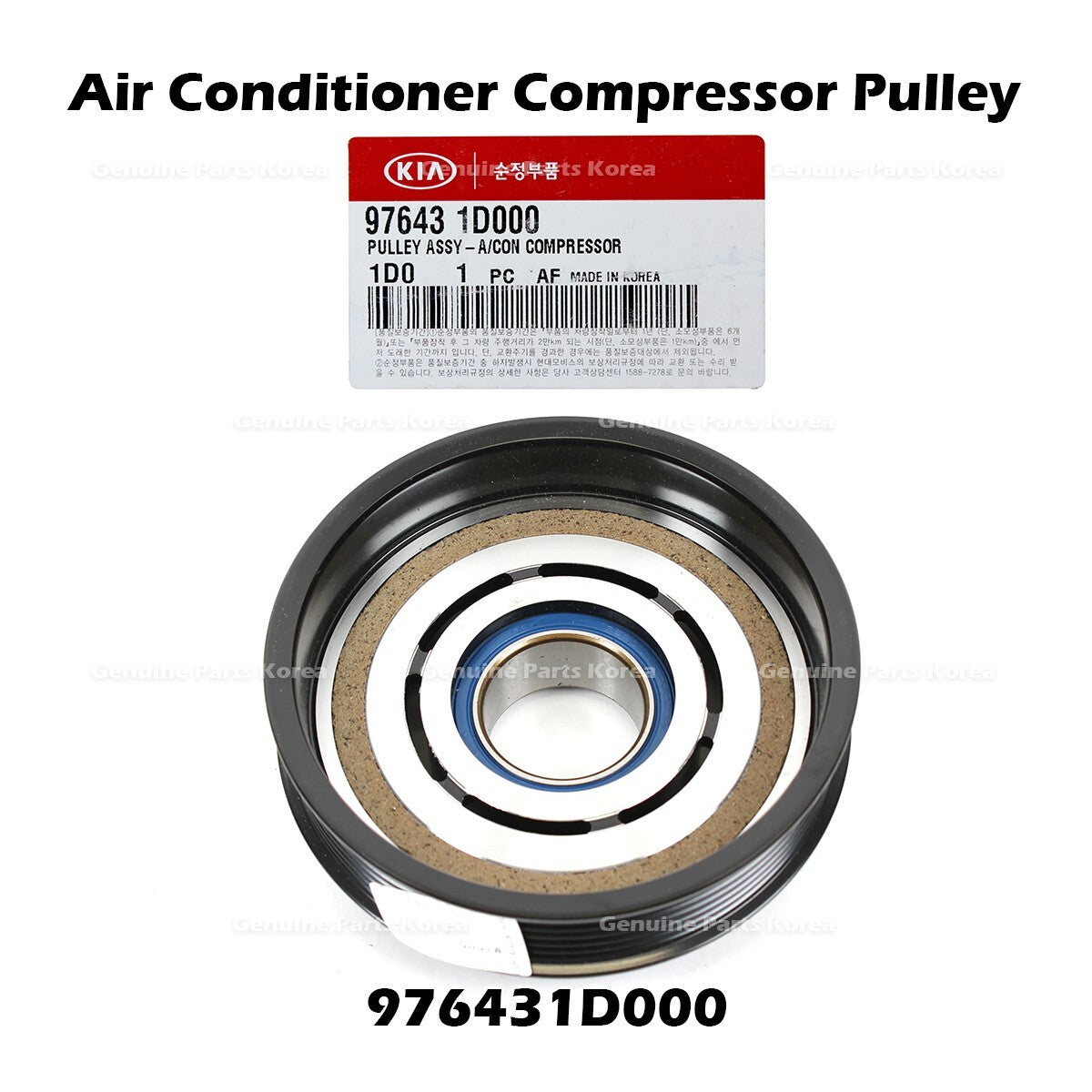 Genuine Air Conditioner Compressor Pulley 976431D000 for Kia Forte Rondo