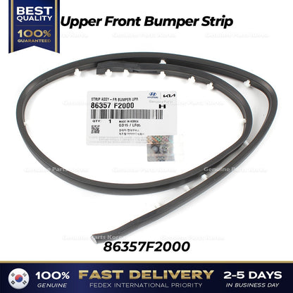 Genuine Upper Front Bumper Strip 86357F2000 for Hyundai Elantra