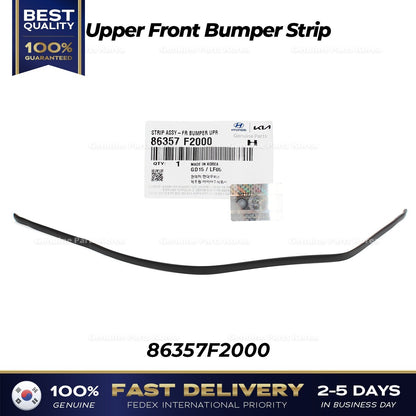 Genuine Upper Front Bumper Strip 86357F2000 for Hyundai Elantra