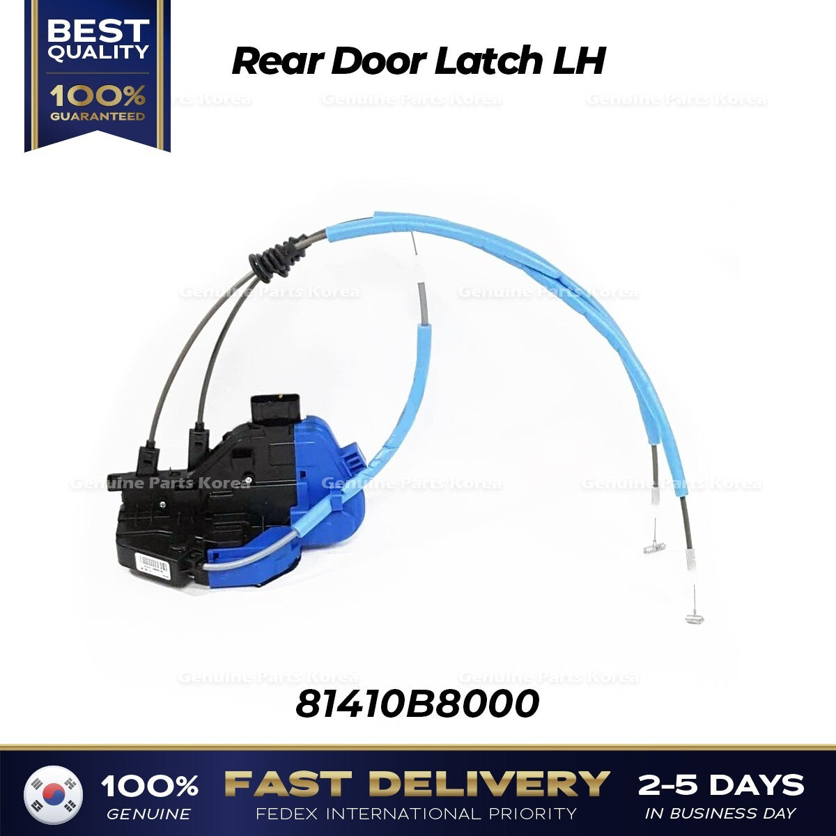 Genuine Rear Door Latch LH 81410B8000 for Hyundai Santa Fe