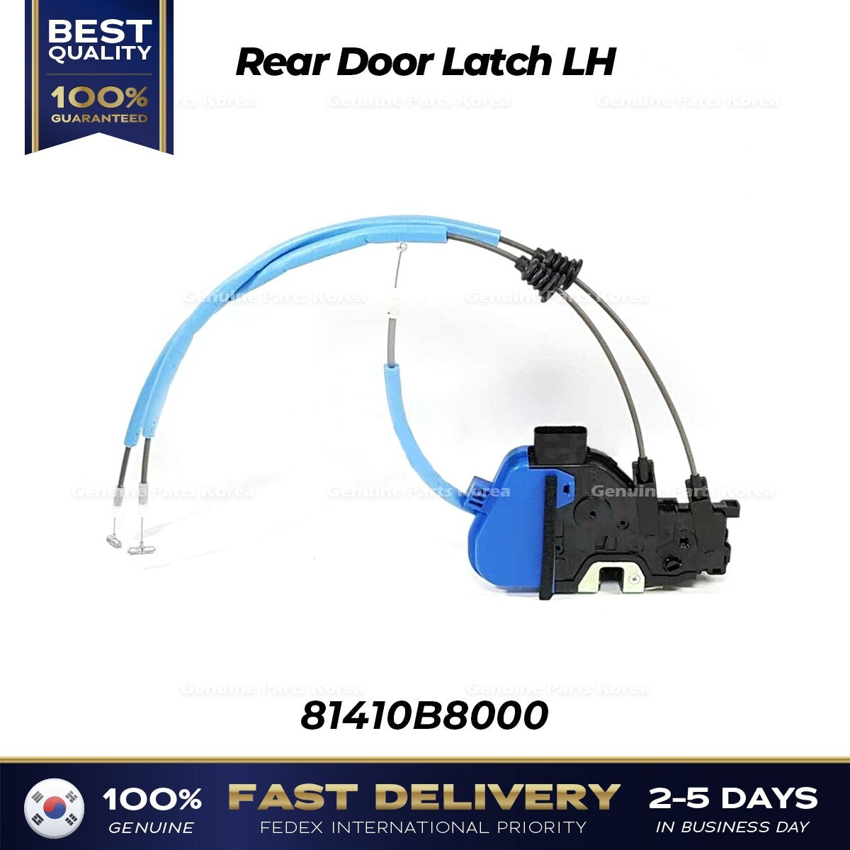 Genuine Rear Door Latch LH 81410B8000 for Hyundai Santa Fe