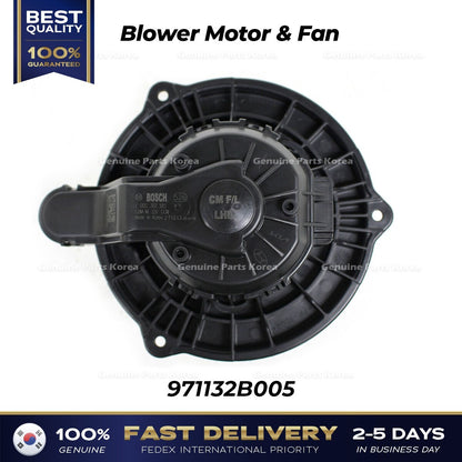 Genuine Blower Motor & Fan 971132B005 for Hyundai Santa Fe Kia Sedona Sorento