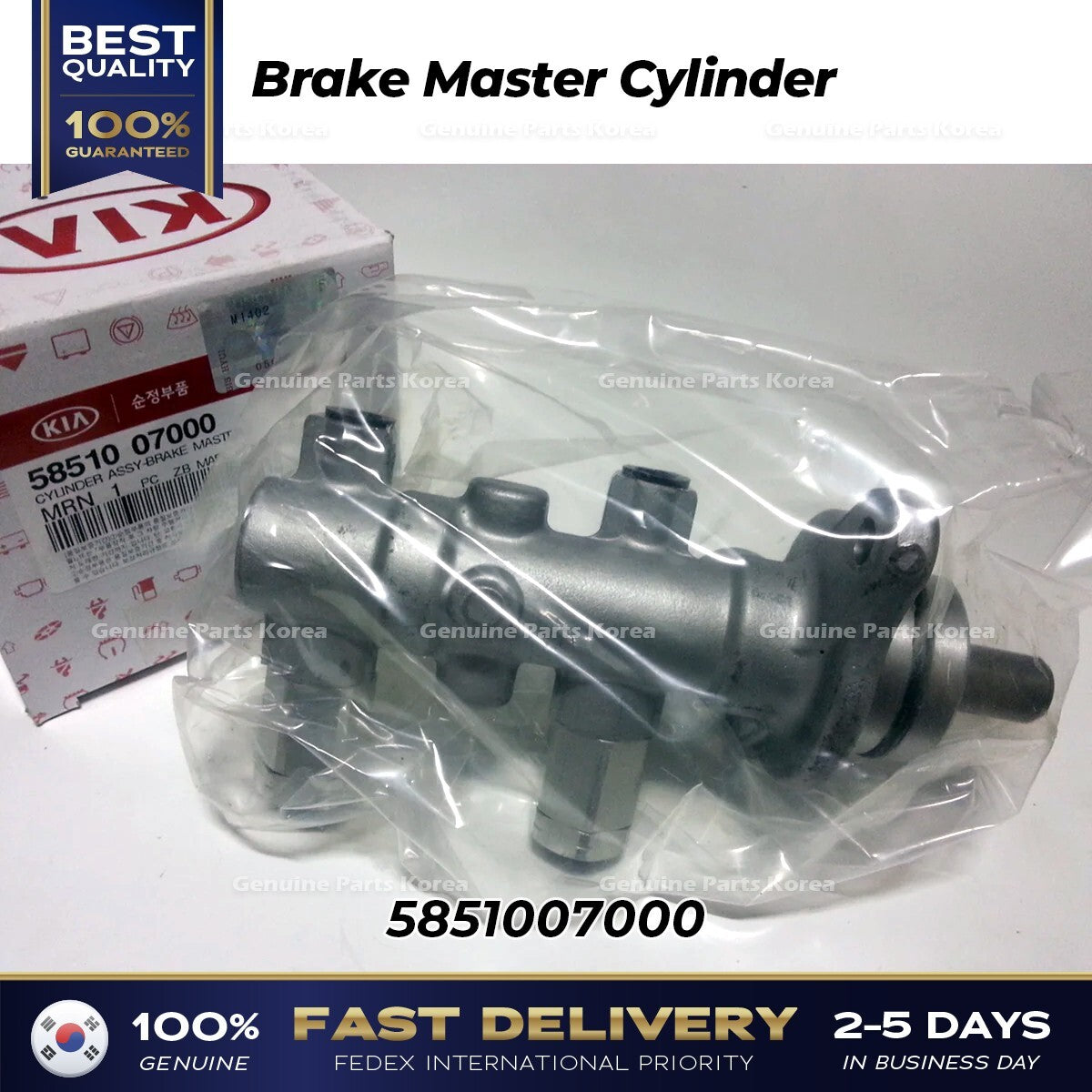 Genuine Brake Master Cylinder 5851007000 for Kia Picanto