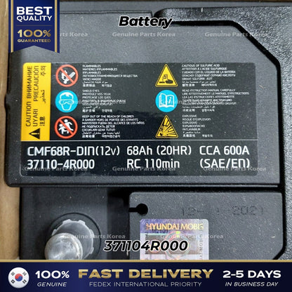 Genuine Battery 371104R000 for Hyundai Sonata Hybrid Kia Optima Hybrid