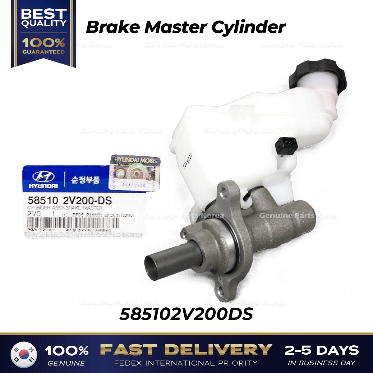 Genuine Brake Master Cylinder 585102V200DS for Hyundai Veloster