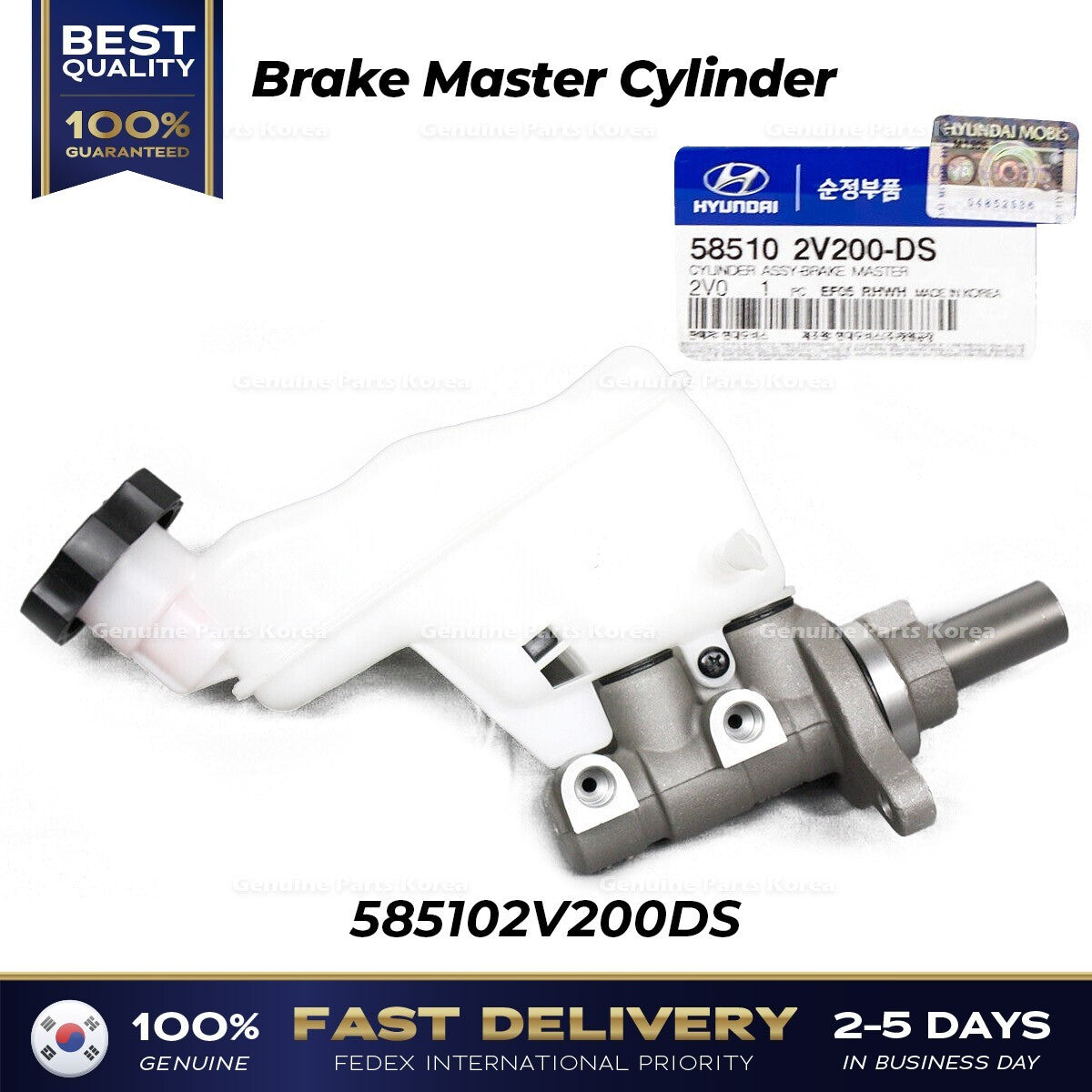 Genuine Brake Master Cylinder 585102V200DS for Hyundai Veloster