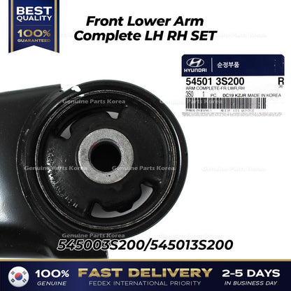 Genuine Front Lower Arm Complete LH RH SET for Hyundai Azera Kia Cadenza