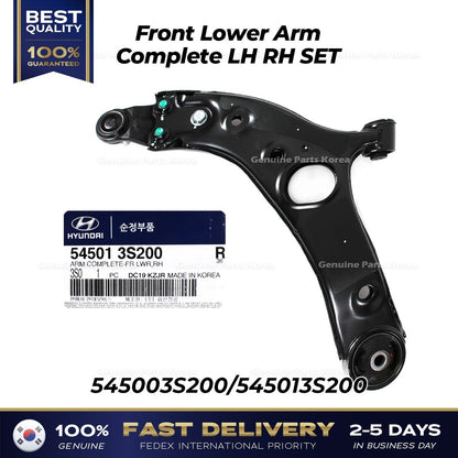 Genuine Front Lower Arm Complete LH RH SET for Hyundai Azera Kia Cadenza