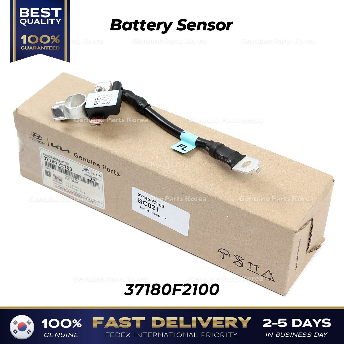 Genuine Battery Sensor 37180F2100 for Hyundai Elantra