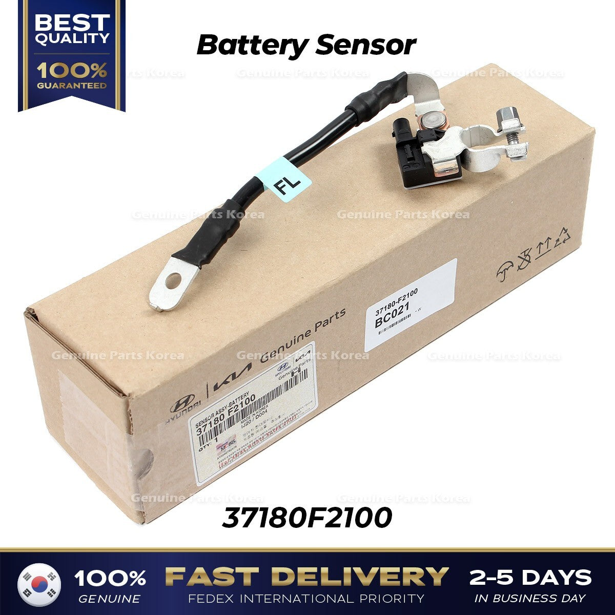 Genuine Battery Sensor 37180F2100 for Hyundai Elantra