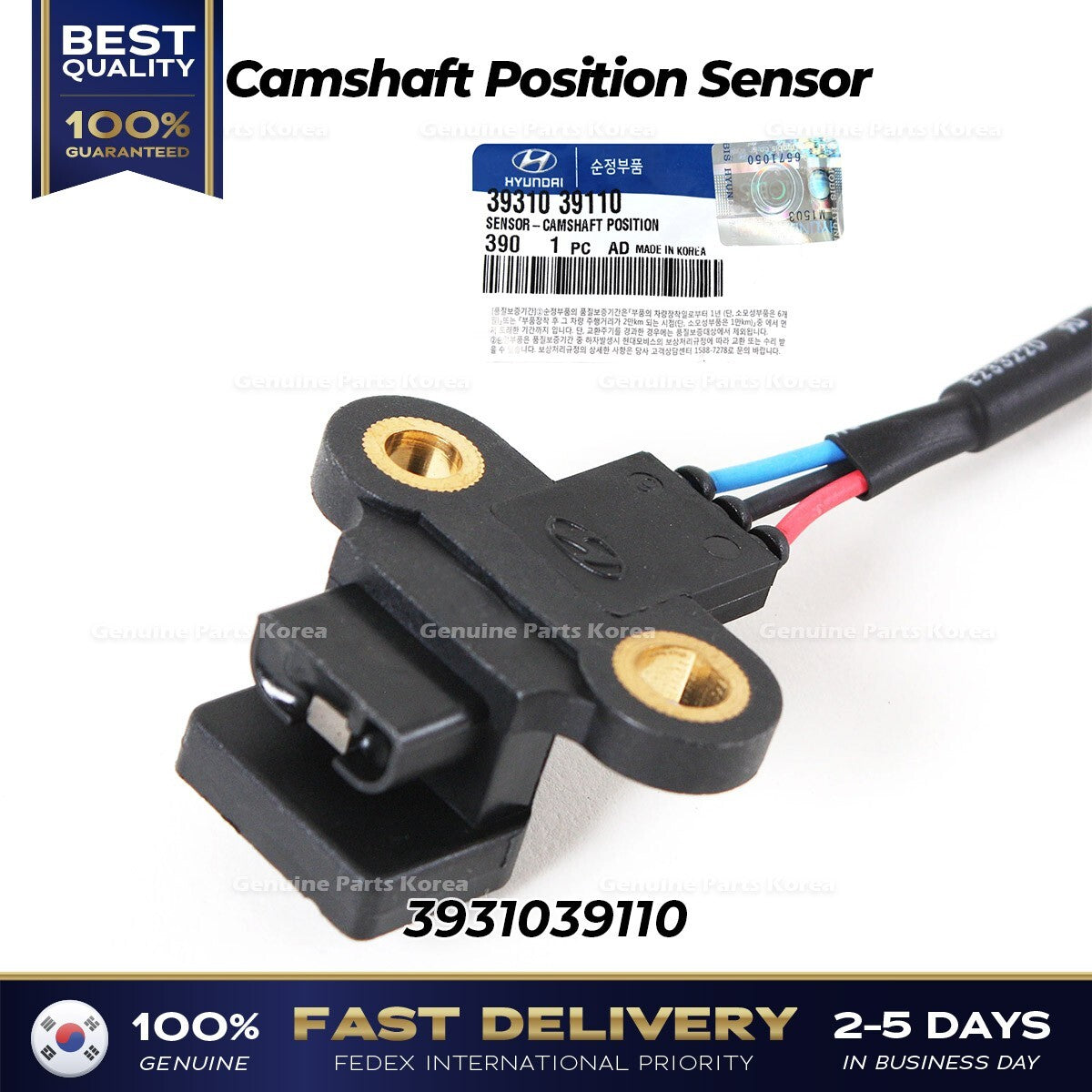 Genuine Camshaft Position Sensor 3931039110 for Hyundai XG300 XG350 Kia Sedona