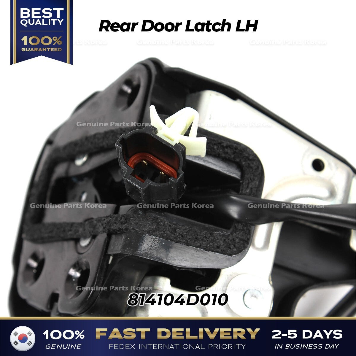 Genuine Rear Door Latch LH 814104D010 for Kia Sedona