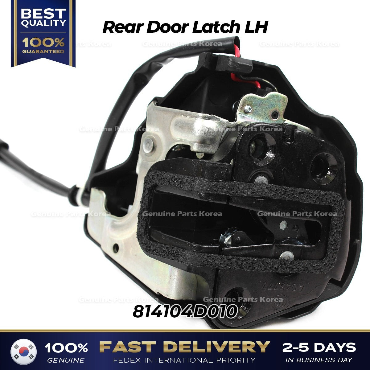 Genuine Rear Door Latch LH 814104D010 for Kia Sedona