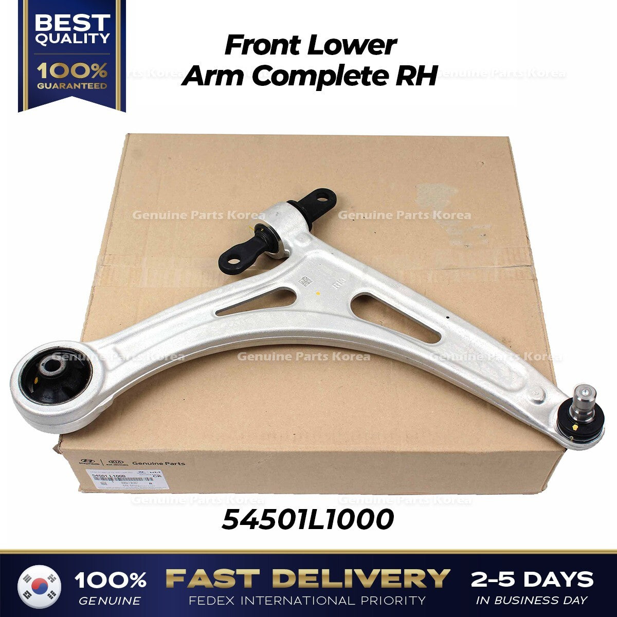 Genuine Front Lower Arm Complete RH 54501L1000 for Hyundai Sonata Kia K5