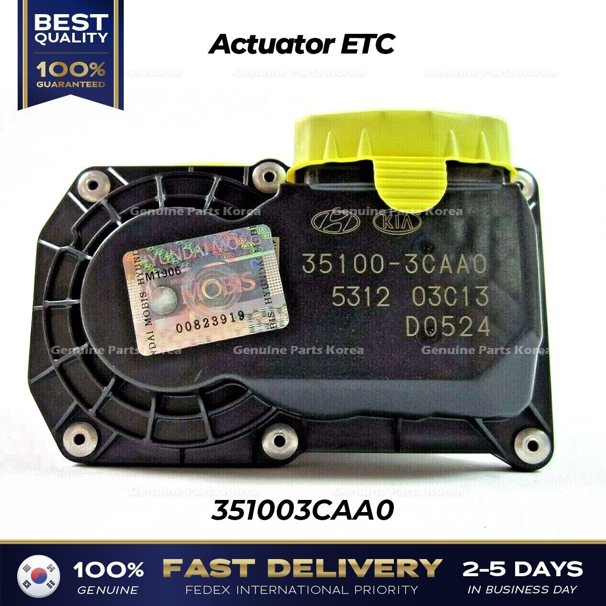 Genuine Actuator ETC 351003CAA0 for Hyundai Azera Santa Fe Kia Cadenza Sedona