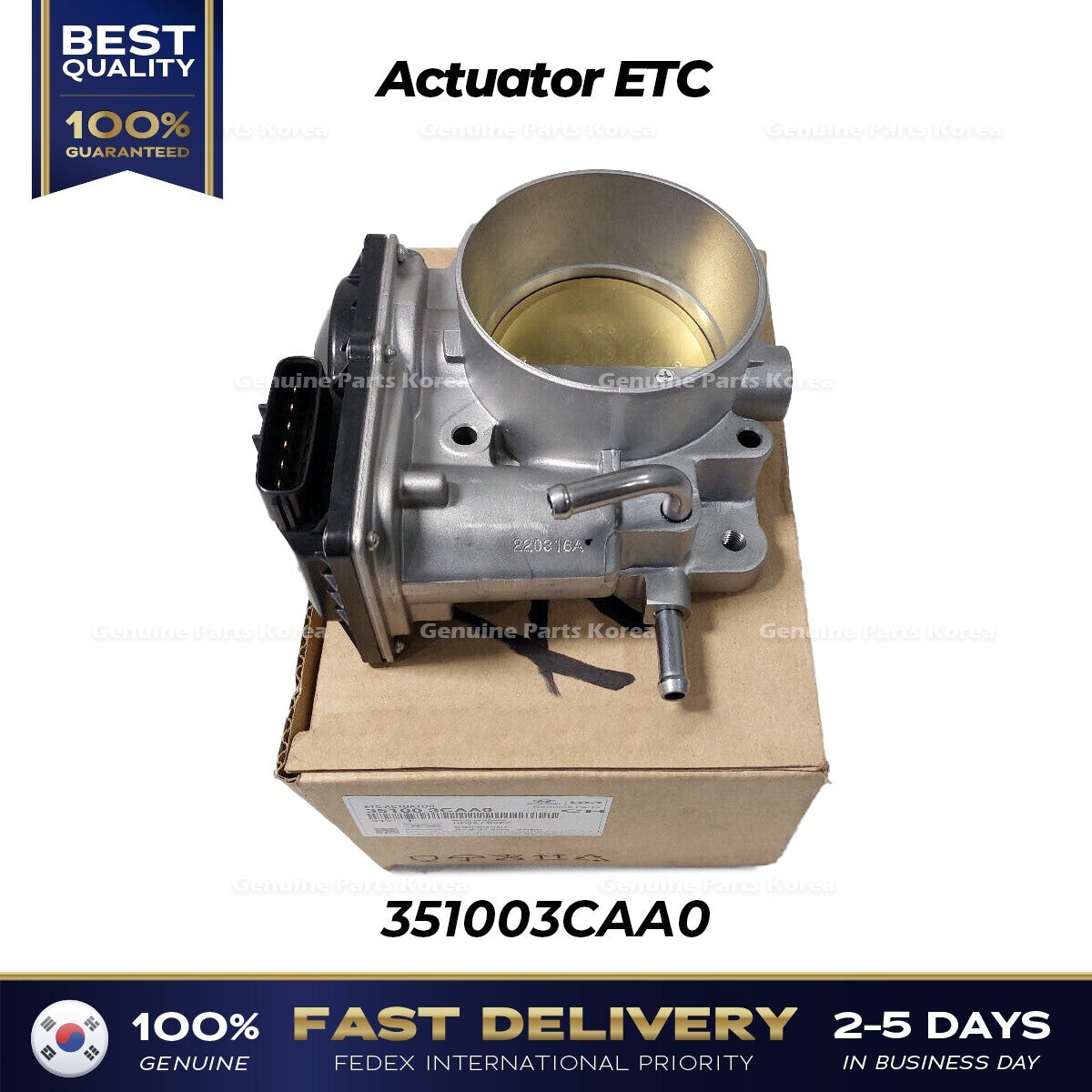 Genuine Actuator ETC 351003CAA0 for Hyundai Azera Santa Fe Kia Cadenza Sedona