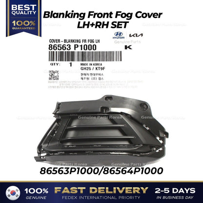 Genuine Blanking Front Fog Cover LH RH SET for Kia Sportage