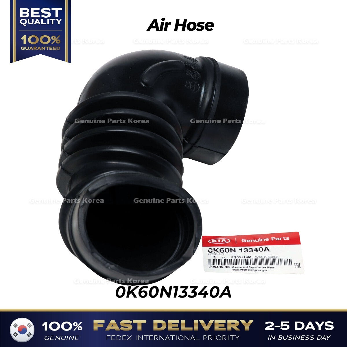 Genuine Air Hose 0K60N13340A for Kia Bongo Frontier