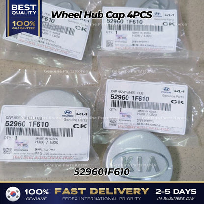 Genuine Wheel Hub Cap 4PCS 529601F610 for Kia Amanti Borrego Forte