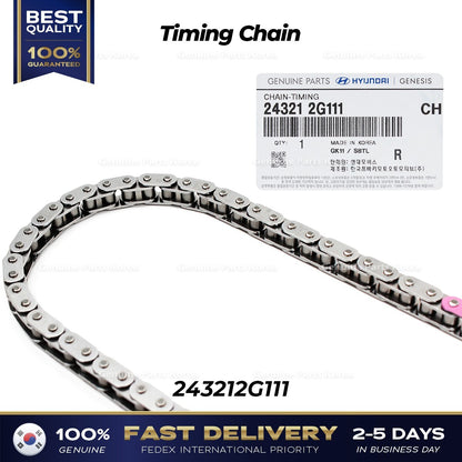 Genuine Timing Chain 243212G111 for Hyundai Genesis G70 Sonata Kia Optima