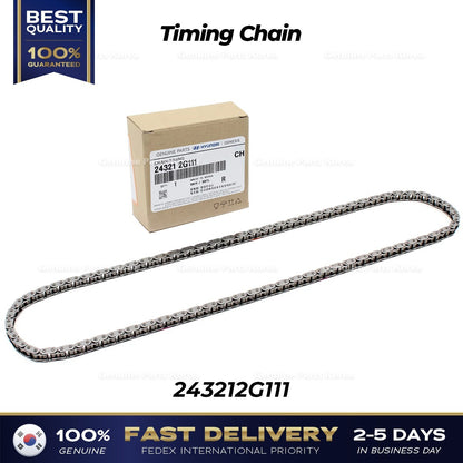 Genuine Timing Chain 243212G111 for Hyundai Genesis G70 Sonata Kia Optima