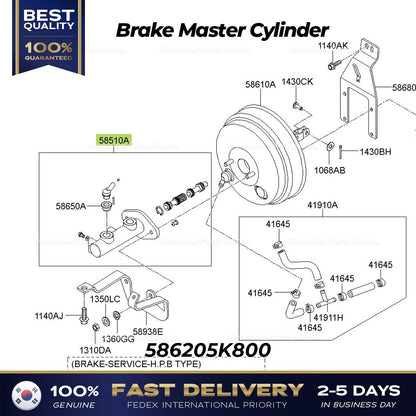 Genuine Brake Master Cylinder for Hyundai E-Mighty E-County