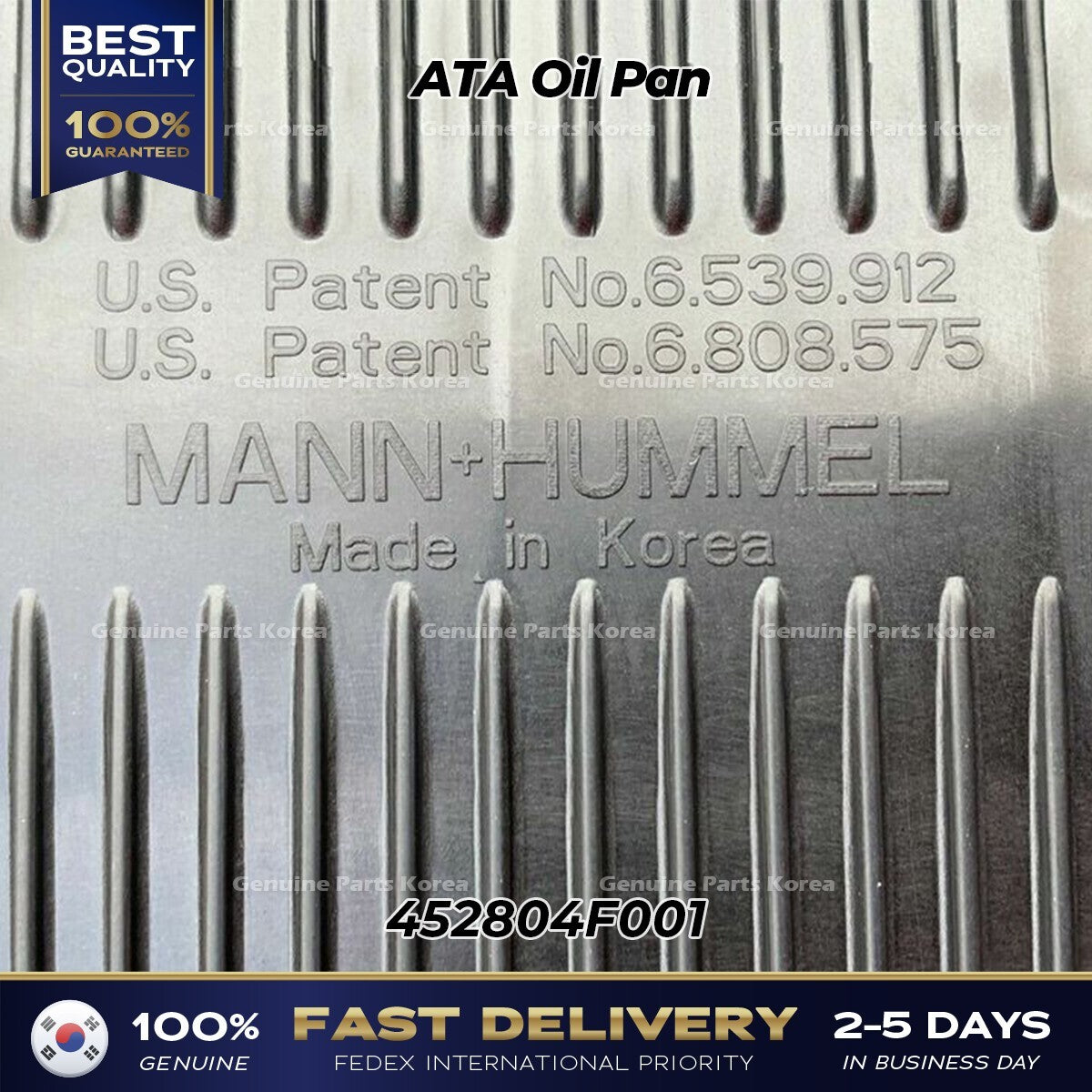 Genuine ATA Oil Pan 452804F001 for Hyundai Genesis