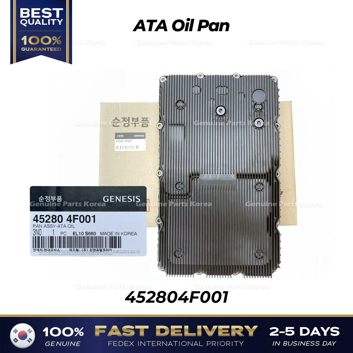 Genuine ATA Oil Pan 452804F001 for Hyundai Genesis
