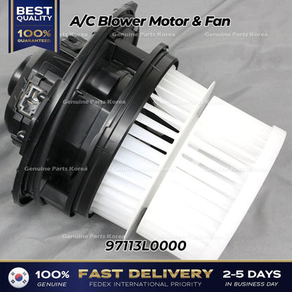 Genuine A/C Blower Motor & Fan 97113L0000 for Hyundai Sonata